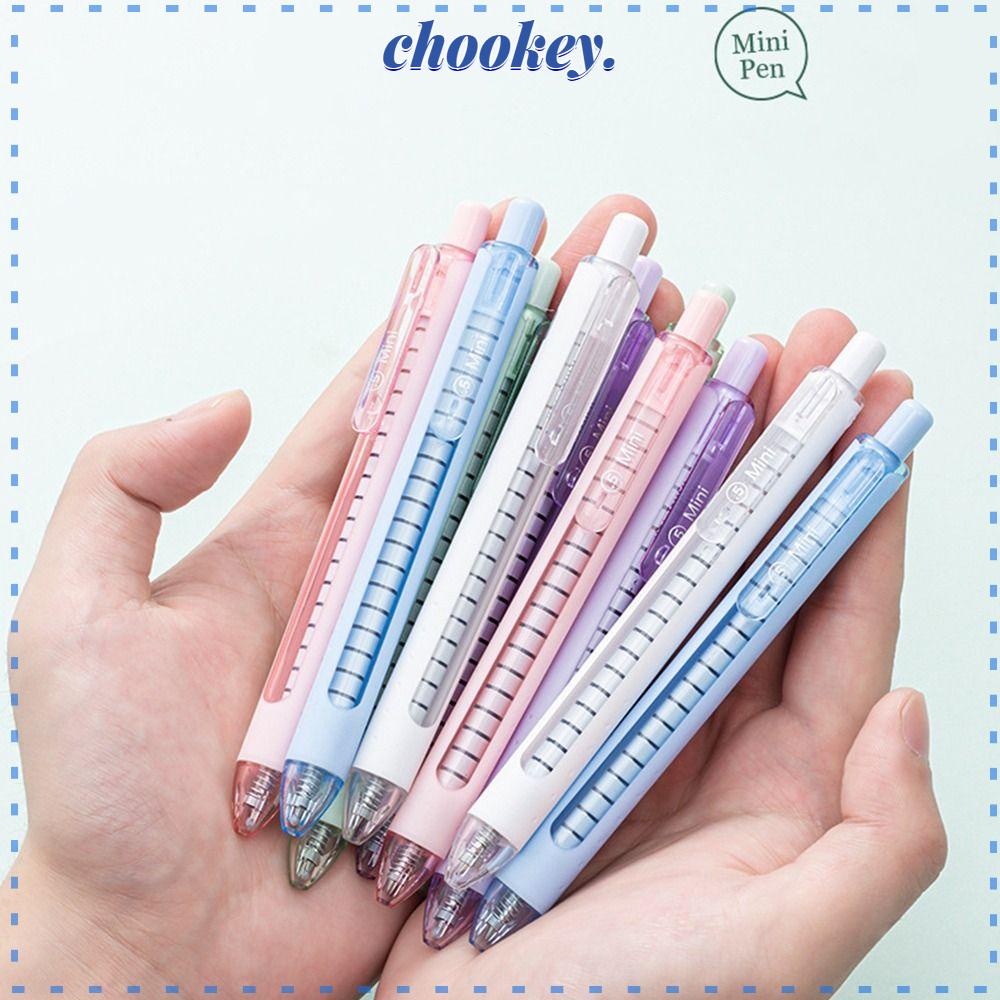 CHOOKEY Set 5 Bút Bi Bỏ Túi Nhanh Khô Tiện Dụng