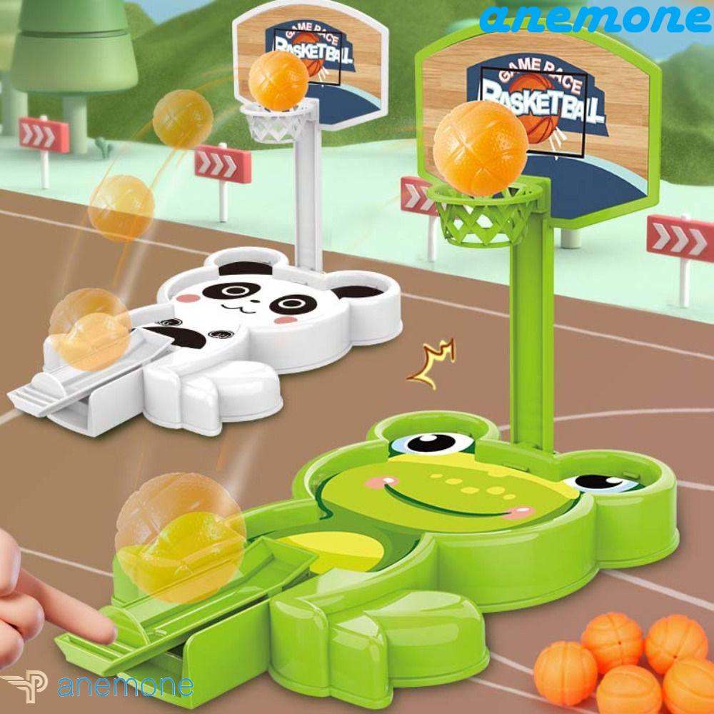 ANEMONE Bộ Trò Chơi Bóng Rổ Bằng Ngón Tay Mini Dành Cho Trẻ Em Và Người Lớn