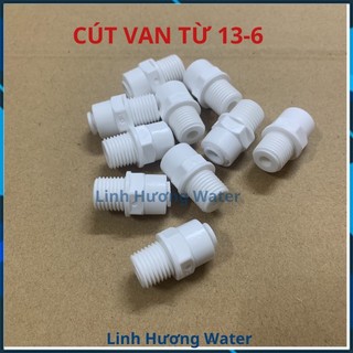 Cút nối van từ zen 13 dây 6, đầu nối van điện từ dùng trong máy lọc nước