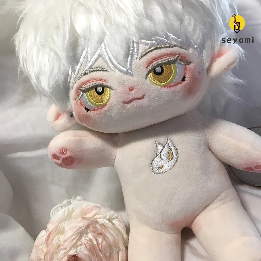 Búp Bê Nhồi Bông Cotton 20cm Ánh Sáng Ban Đêm Đáng Yêu Cho Bé Trai