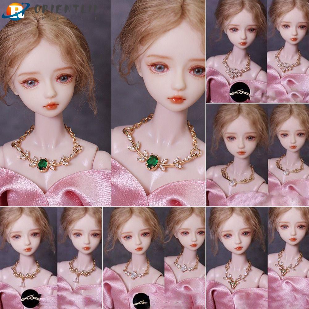 ORIENTLII Khuyên Tai Kim Loại Thời Trang Cho Búp Bê 1 / 6BJD