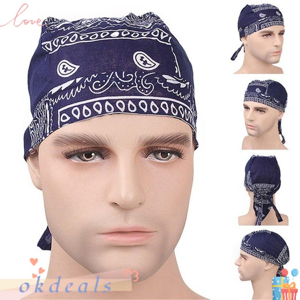 OKDEALS Mũ Trùm Đầu Chất Cotton Phong Cách Cướp Biển Cho Nam Và Nữ