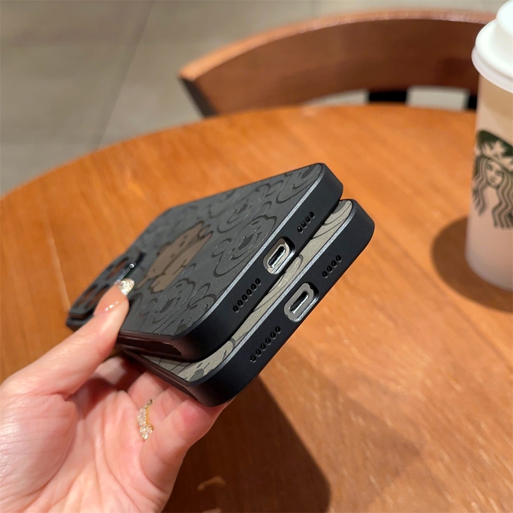 Ốp Điện Thoại Hình Winnie Pooh Màu Gradient Cho iPhone 11 Pro 14 12 11 13 Pro MAX 7 8 Plus XS MAX XR X XS 13 12 14 Pro