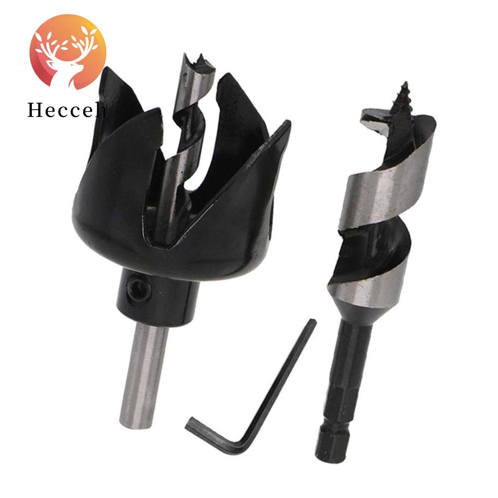 HECCEH Bộ 3 Mũi Khoan Lỗ Chất Lượng Cao Bằng Cacbua Dùng Làm Đồ Gỗ