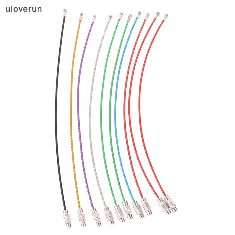 Set 10 Vòng Khóa Dây Cáp Bằng Thép Không Gỉ vn