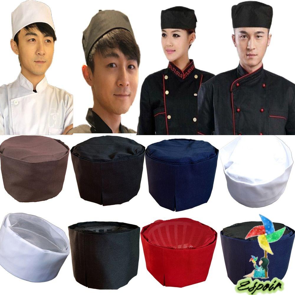 ESPO Mũ Đầu Bếp Nam Nữ Phối Lưới