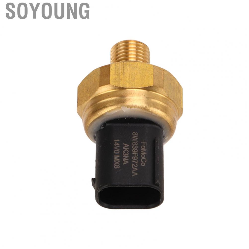 Soyoung Fuel Rail Pressure    Aging Durable Practical Copper 8W839F972AA for Car