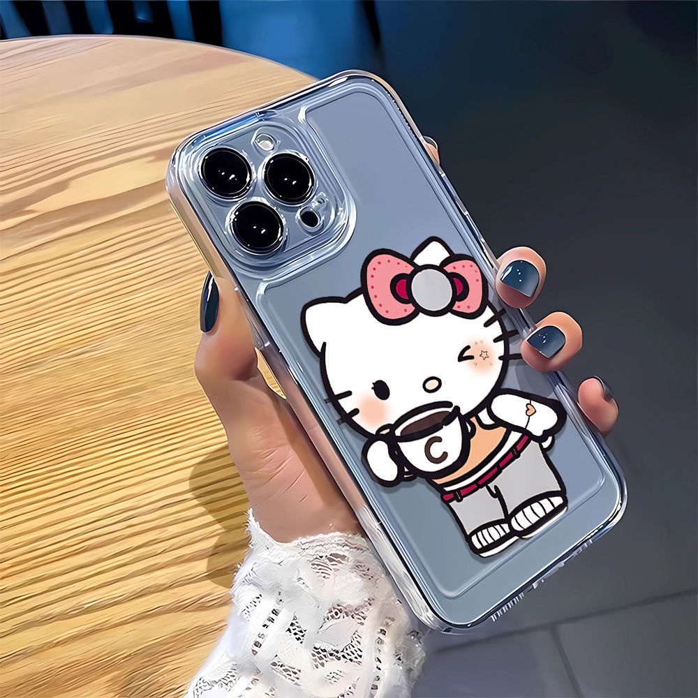 Bộ Dụng Cụ Bảo Vệ An Toàn Cho Bé111312Ốp Điện Thoại Mềm In Hình Ly Cà Phê Dễ Thương Cho Apple kt7 iPhone14Promax 8p ZTEH