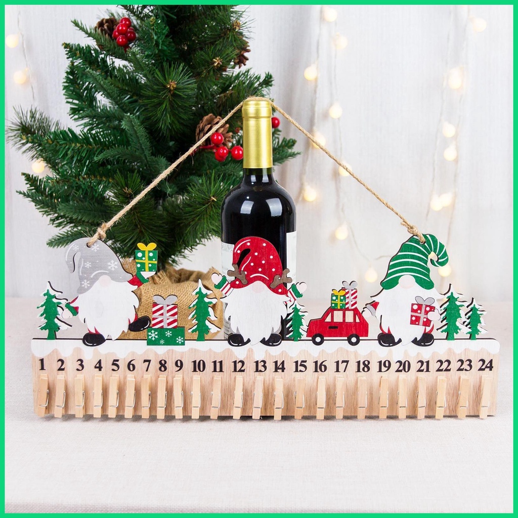 Lịch Đếm Ngược Ngày Giáng Sinh DIY Treo Tường / Cửa Ra Vào