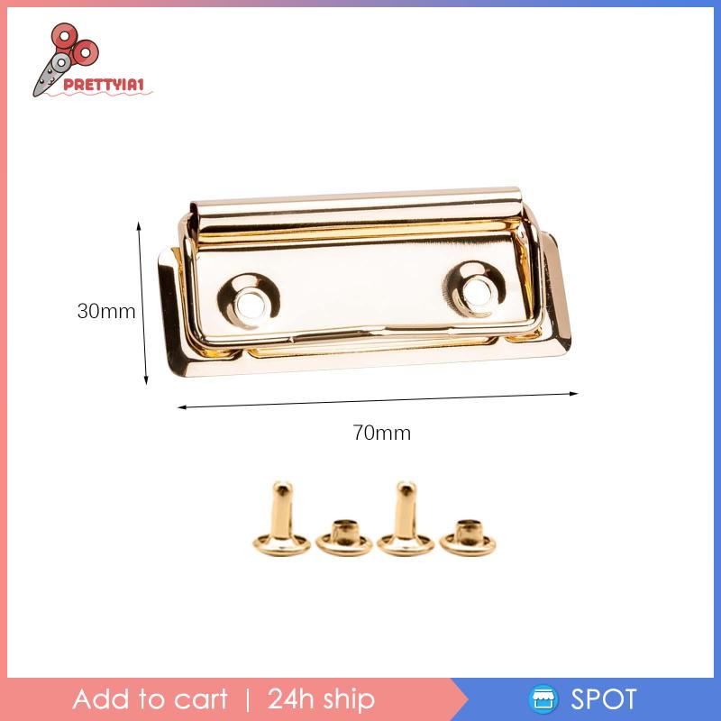 Set 6 Kẹp Cố Định Tấm Bảng Kẹp Bằng Kim Loại Chịu Tải Nặng Cho Trường Học / Văn Phòng
