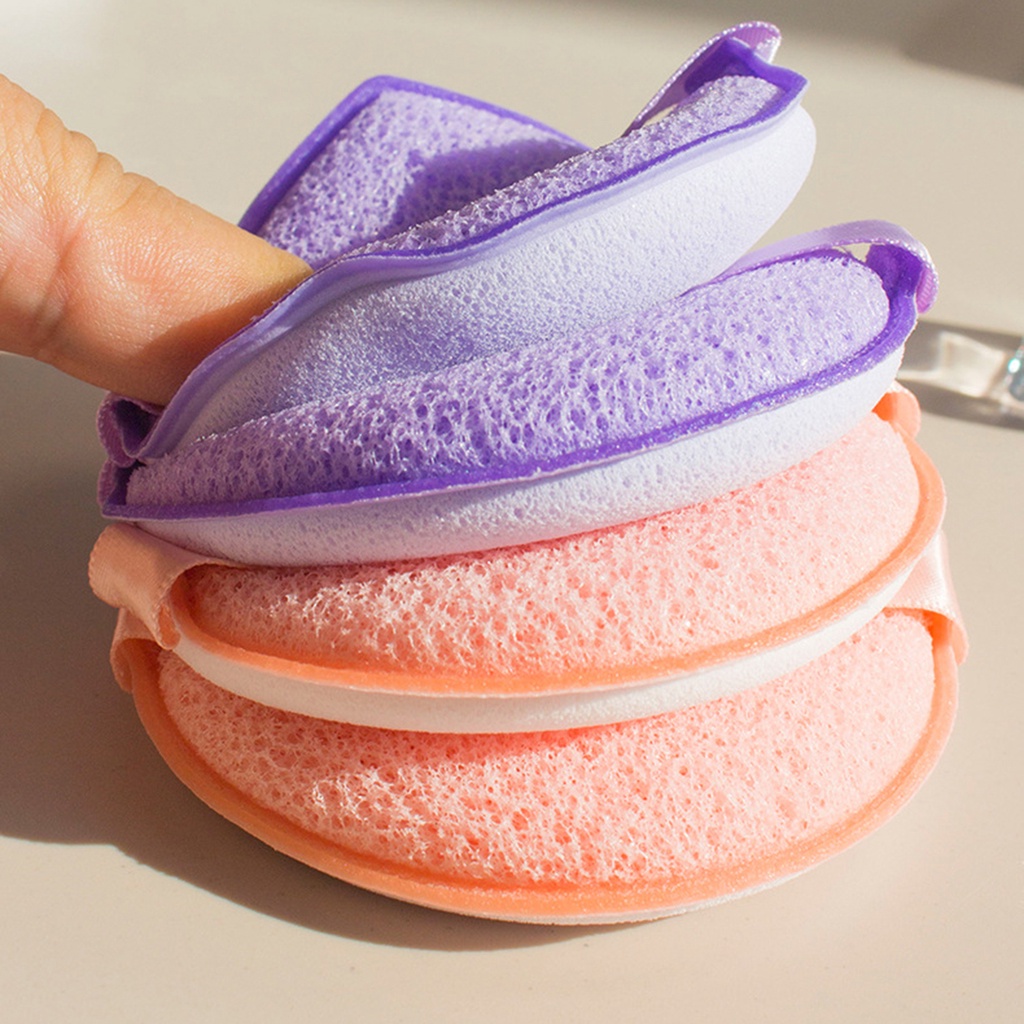 Mút Xốp Tẩy Trang Dạng Găng Tay Màu Tím Nhỏ Gọn Tiện Lợi