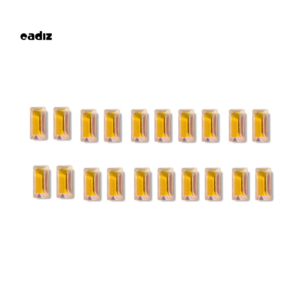 Bộ 20 Hạt Đá 3D Nhiều Màu Sắc Đính Trang Trí Móng Tay Nghệ Thuật