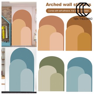 ✥miếng dán tường bằng pvc họa tiết vòm trừu tượng phong cách boho độc đáo trang trí nhà cửa diy