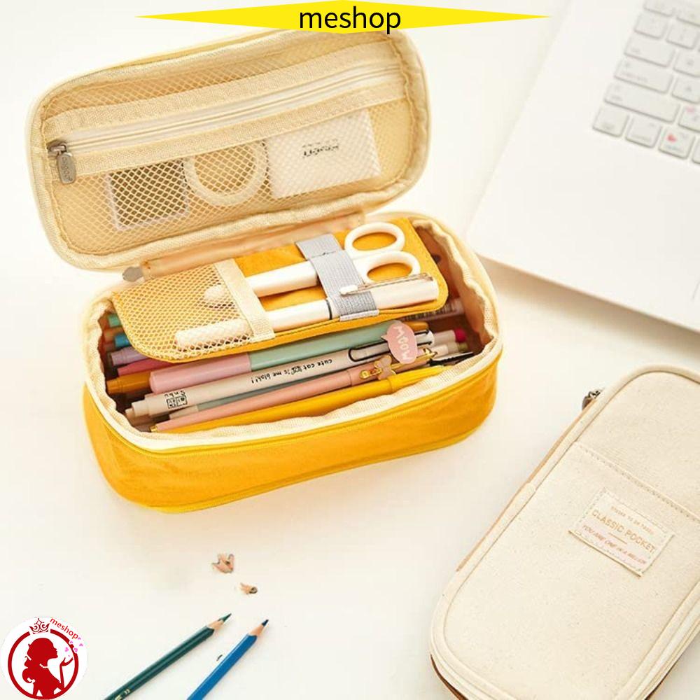 ME Hộp Bút Cỡ Lớn Họa Tiết Hoạt Hình Dễ Thương Cho Học Sinh