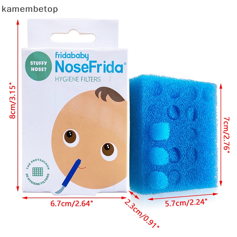 Set 20 Miếng Xốp Lọc Thay Thế Dành Cho Máy Hút Bụi Miệng Em Bé