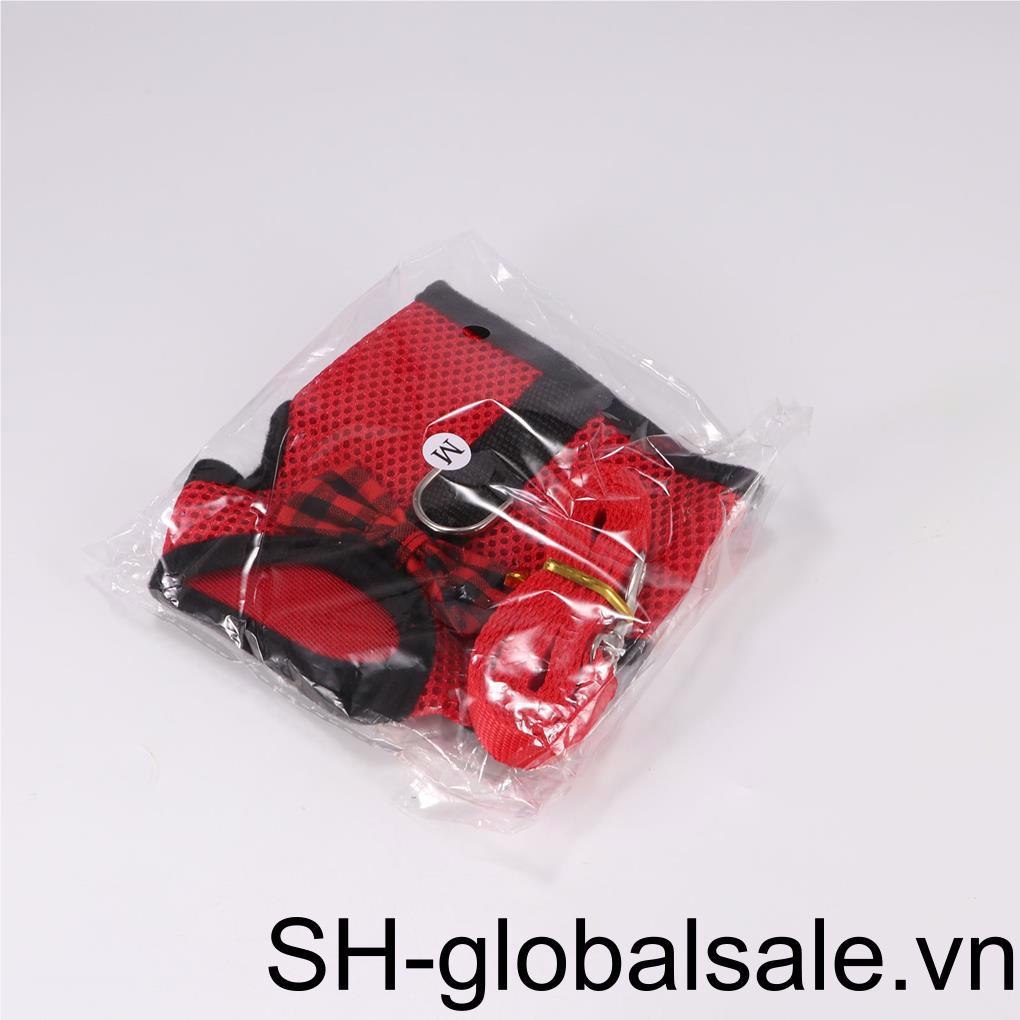 Áo Vest Kèm Dây Dắt Dắt Thú Cưng Đi Dạo Kiểu Đơn Giản Đa Năng Tiện Dụng