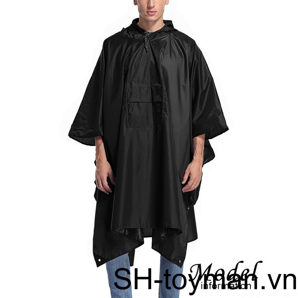 Áo Mưa 3 Trong 1 Trọng Lượng Nhẹ Chống Thấm Nước Có Túi Tiện Dụng Cho Nam Và Nữ