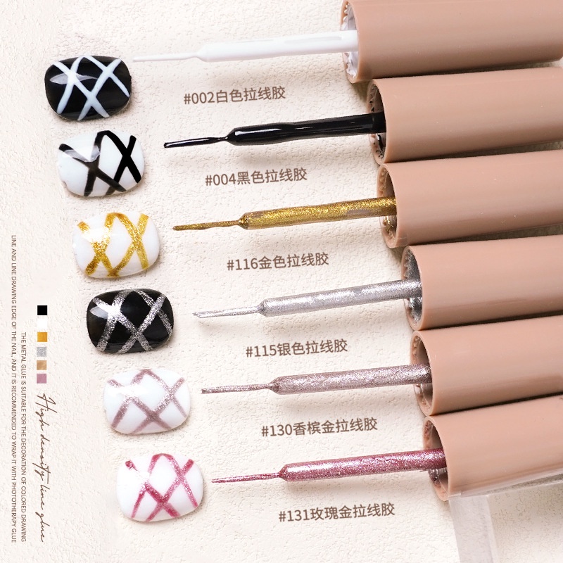 Set 6 Bút Gel Vẽ Trang Trí Móng Tay Nghệ Thuật