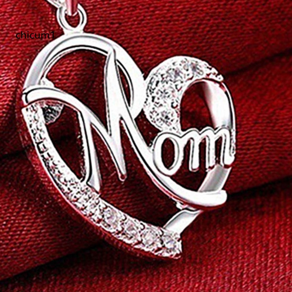 Vòng cổ Hợp Kim Mặt Trái Tim Đính Đá Sang Trọng