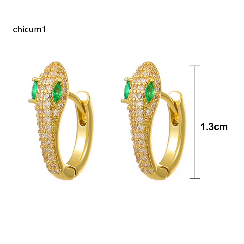 1 Cặp Bông Tai Kim Loại Lấp Lánh Chống Oxy Hóa Màu Sắc Đơn Giản Sáng Tạo Dành Cho Nữ