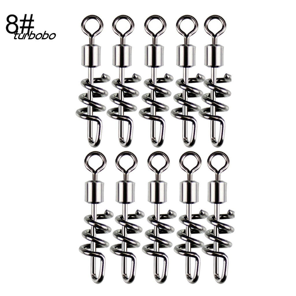 Set 10 Phụ Kiện Câu Cá Bằng Thép Không Gỉ