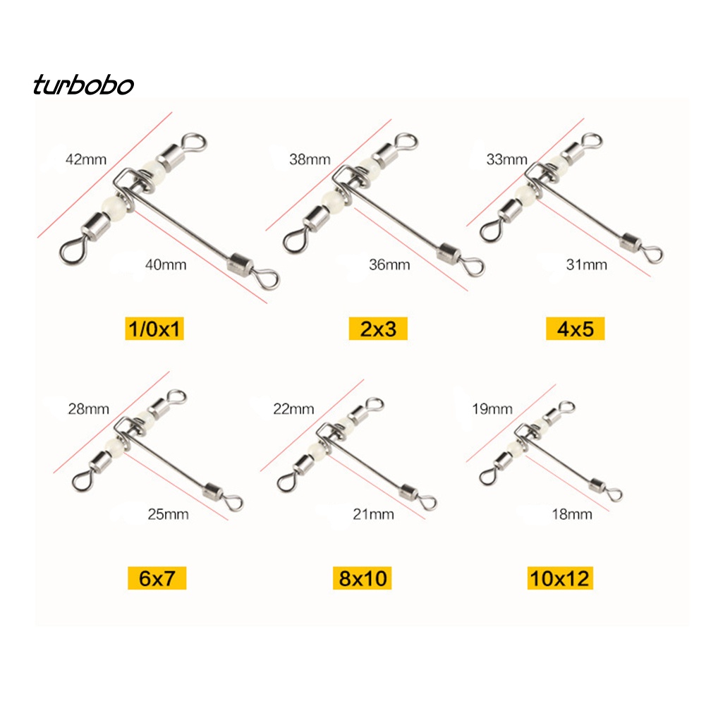 Set 10 Phụ Kiện Câu Cá 3 Chiều Hình Chữ T Chuyên Dụng