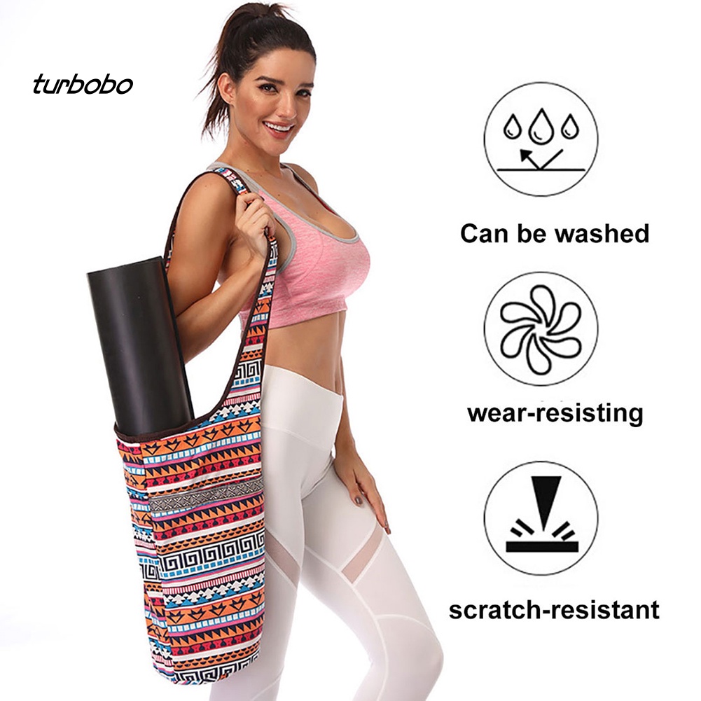 Túi Vải Canvas Đeo Vai Đựng Thảm Tập Yoga Thời Trang Tiện Dụng