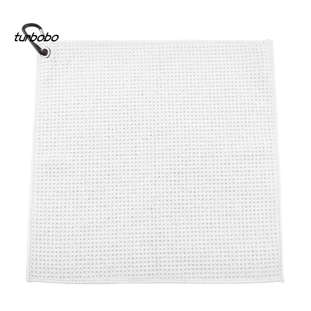 Khăn Lau Gậy Đánh Golf Bằng Sợi Microfiber Thấm Hút Mồ Hôi Siêu Sạch Không Lông Có Kẹp Hiệu Quả Nhanh Khô Họa Tiết Waffle