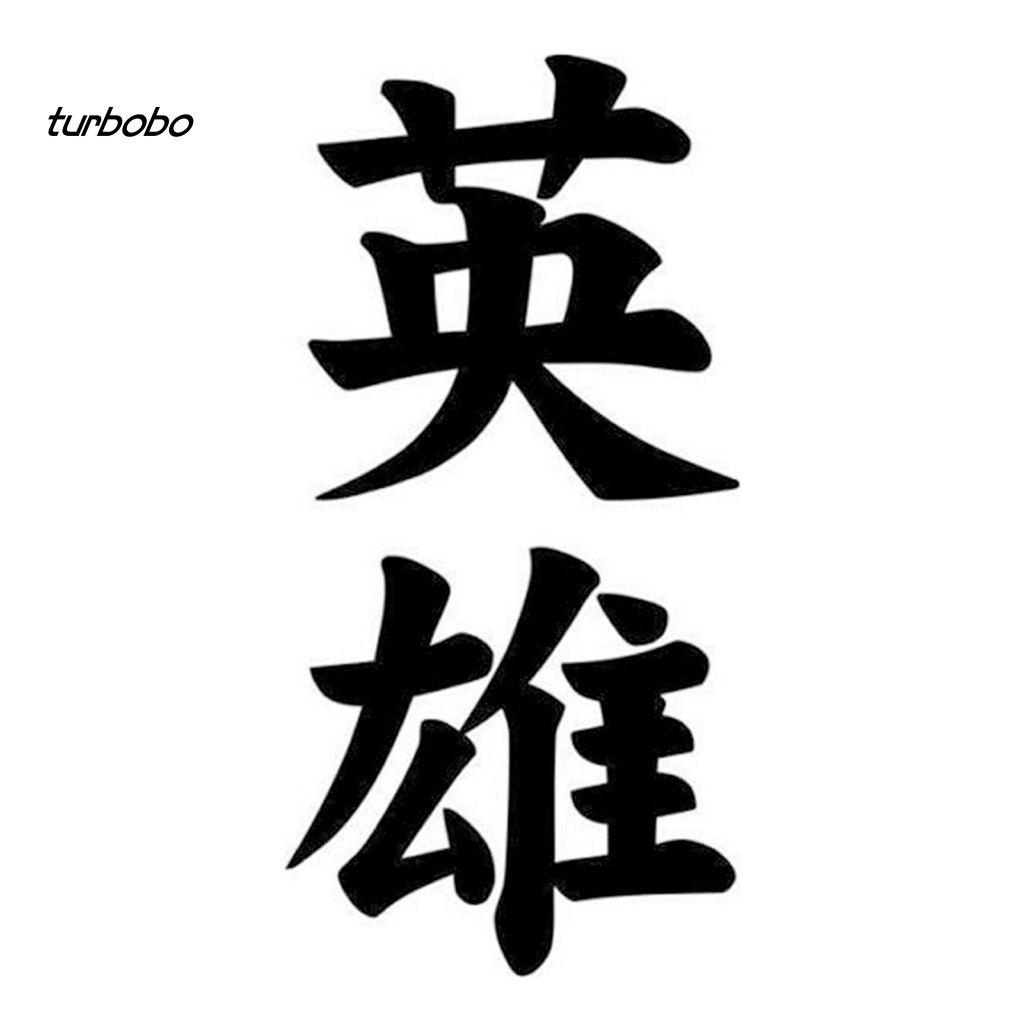 Đề Can Tự Dính In Chữ Trung Quốc Thời Trang Trang Trí Xe Hơi DIY