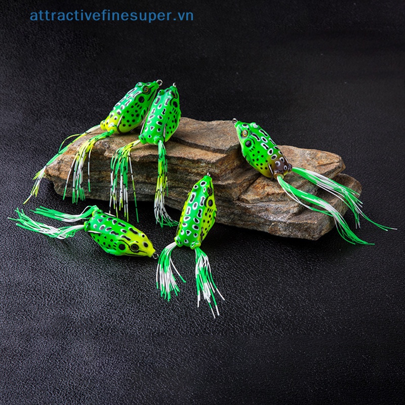 Mồi Giả Nhử Cá Mềm Hình Ếch 5cm 8g Gắn Kèm Móc Câu