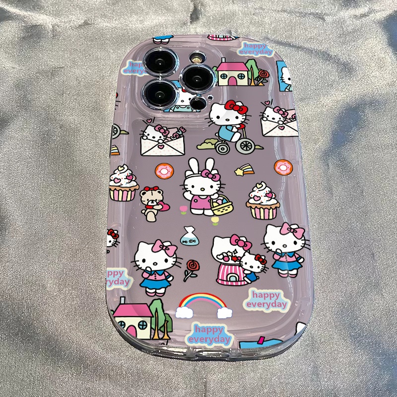 Ốp Điện Thoại Silicon TPU Mềm Trong Suốt Chống Sốc In Hình Thỏ Dễ Thương Cho IPhone 11 14 13 12 Pro XS Max X XR 7 + 8 Plus