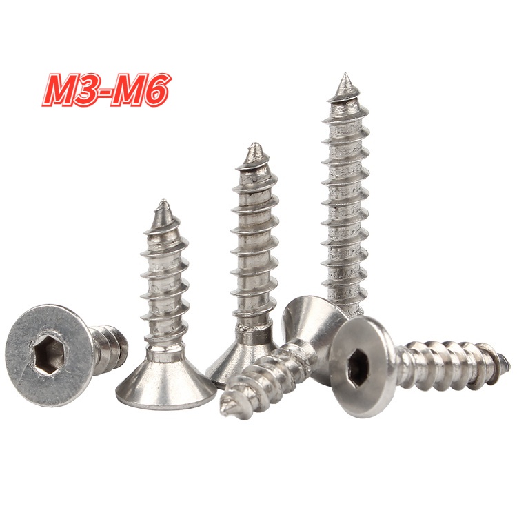 Vít Đầu Lục Giác Bằng Thép Không Gỉ 304 M3 / Chuyên Dụng