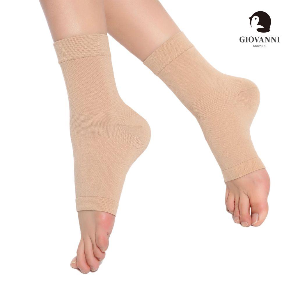 GIOVANNI Vớ Nén Đệm Gót Chân Tăng Chiều Cao Phục Hồi Chấn Thương Chăm Sóc Bàn Chân Giản Dị