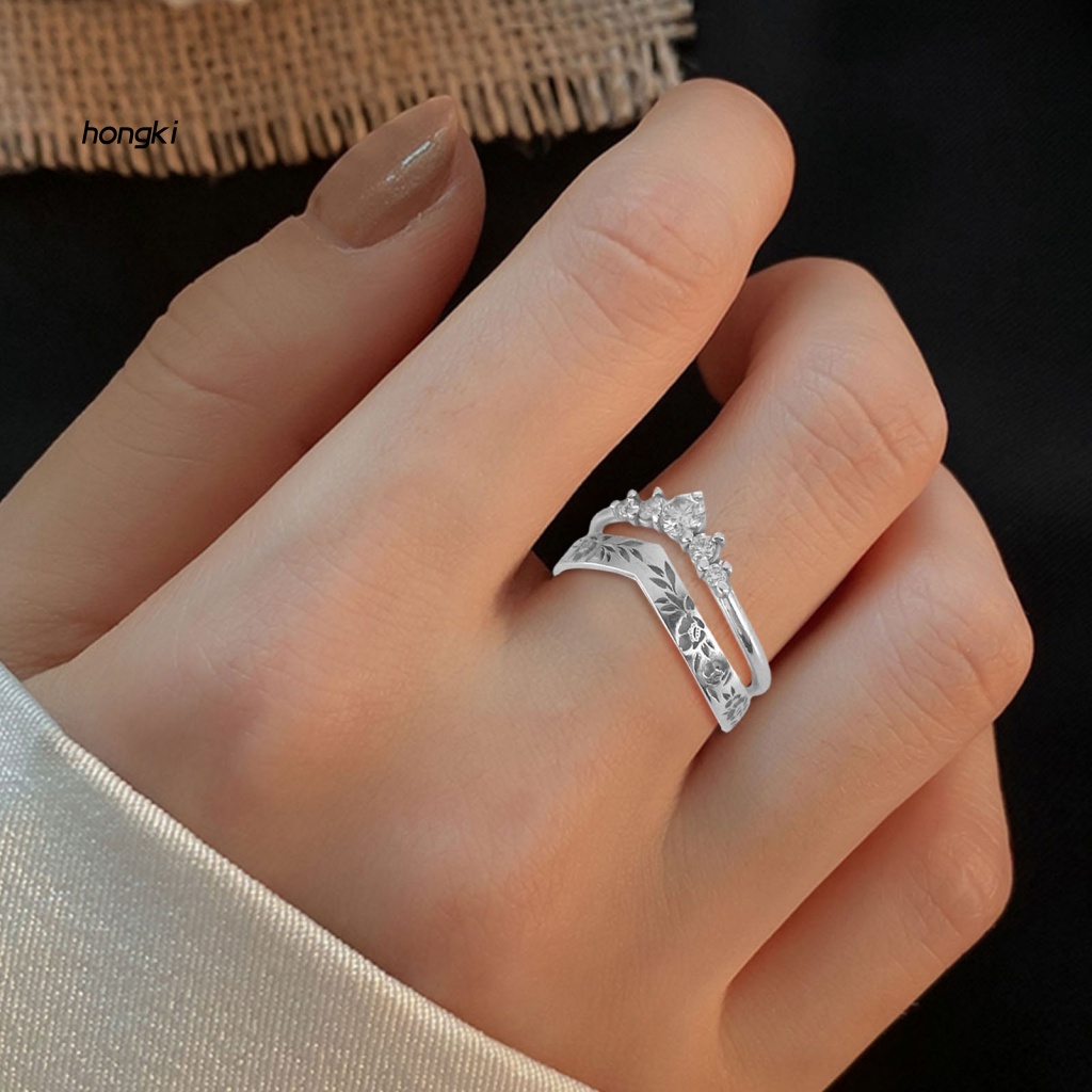 1 Cặp Vòng Hoa Đeo Ngón Tay Màu Sắc Thời Trang Lãng Mạn