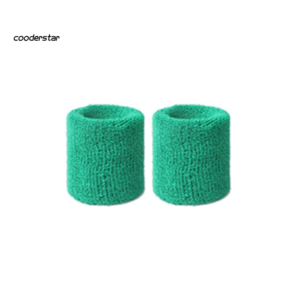 Bộ 2 Khăn Quấn Bảo Vệ Cổ Tay Thấm Hút Mồ Hôi Khi Chơi Thể Thao