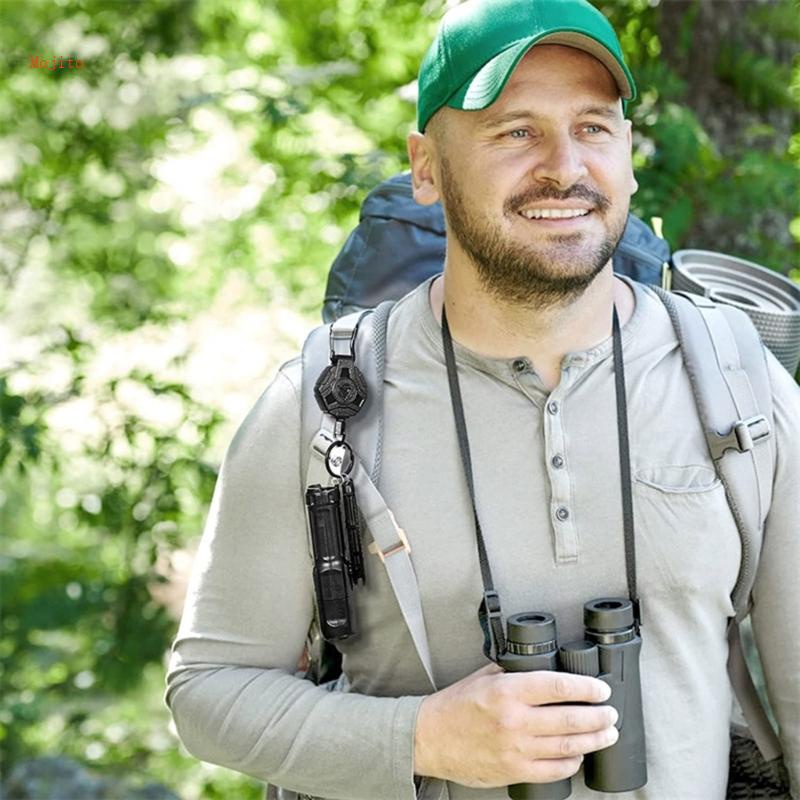 Mojito Móc Khóa Có Dây Rút Bằng Thép Chống Thất Lạc