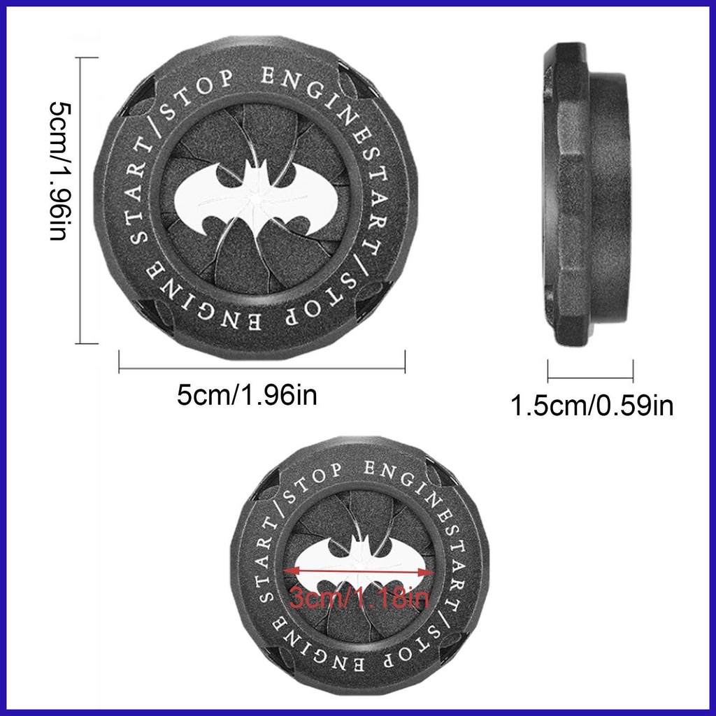 Vỏ Bọc Nút Khởi Động Xe Hơi Họa Tiết Hoạt Hình Dễ Thương