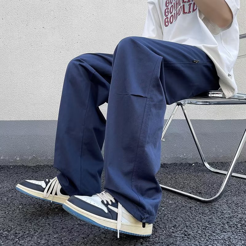 Quần Dài Ống Rộng Phong Cách Đường Phố Mỹ Cá Tính Cho Nam