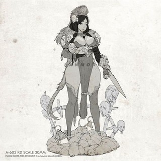 Death Country Mô hình thu nhỏ Kingdom Death 38mm Beauty Soldier Goddess Series Resin Soldier (Mẫu màu trắng đặc biệt nguyên bản)