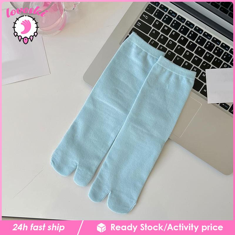 Đôi Vớ Xỏ Ngón Thoáng Khí Thấm Hút Mồ Hôi Tiện Dụng Cho Nữ