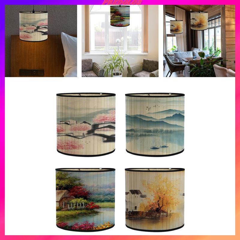 Chụp Đèn Treo Trần Nhà Bằng Vải Dệt Thủ Công In Họa Tiết Trống Cổ Điển Trang Trí Phòng Ngủ / Nhà Cửa