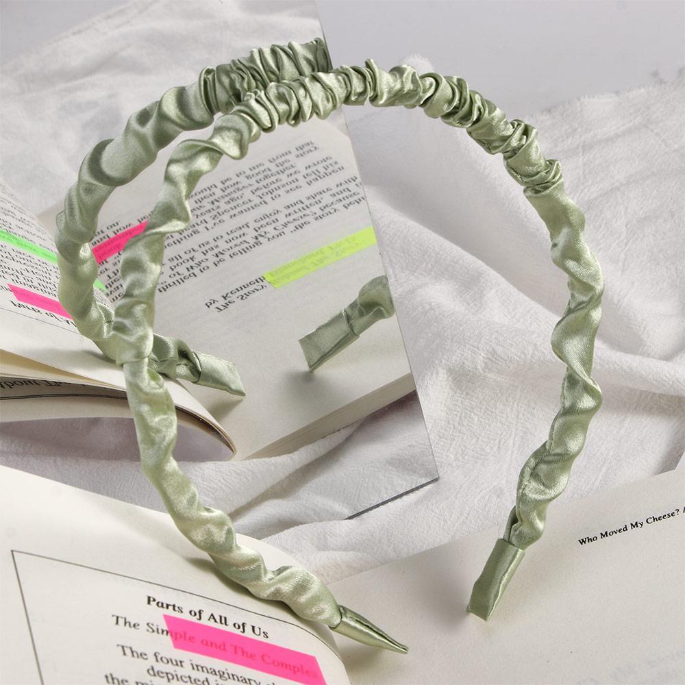 ANEMONE Băng Đô Cài Tóc Bằng Satin Tiện Dụng Cho Nữ