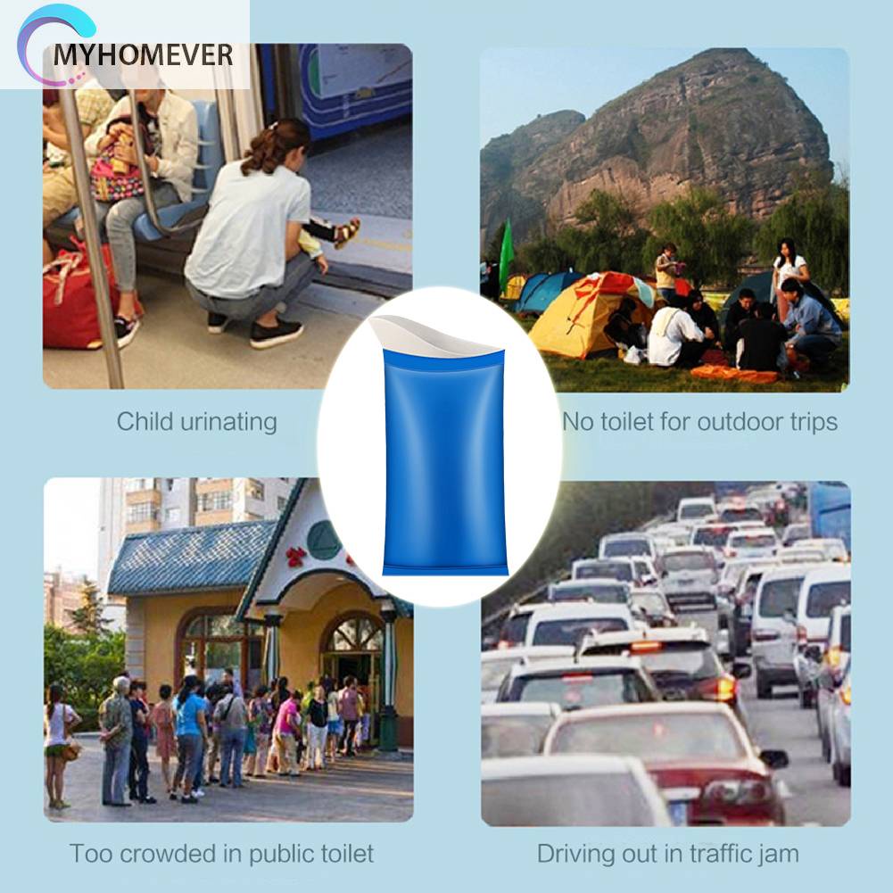 Túi Đi Vệ Sinh Khẩn Cấp 600ML Sử Dụng Một Lần Tiện Lợi