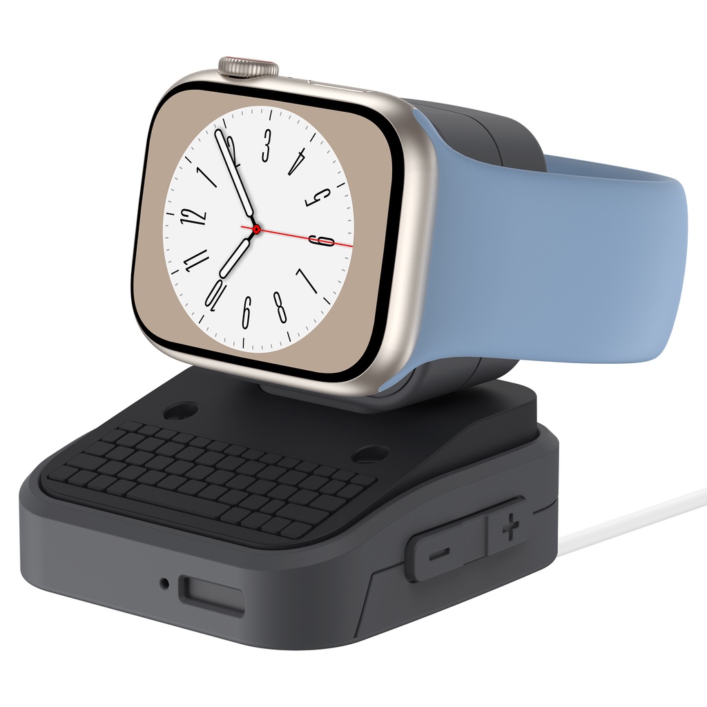 Đế Sạc Silicone Cho Đồng Hồ Thông Minh Apple Watch Series 8 7 6 5 4 3 SE 49mm Giá Đỡ