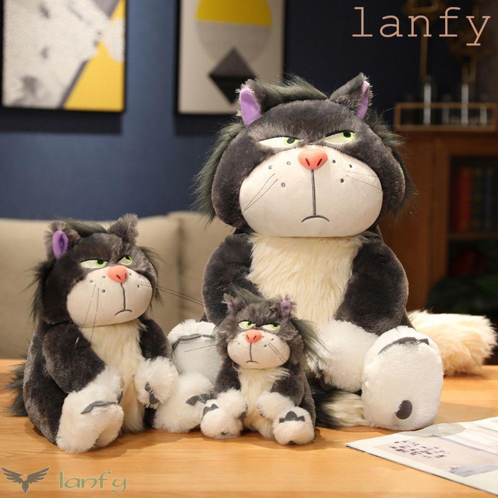 LANFY Mèo Lucifer Nhồi Bông Mềm Mại Xinh Xắn