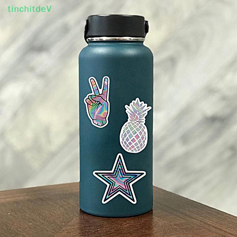 Bộ 50 Miếng Dán Trang Trí Vali Đàn Guitar / Mũ Bảo Hiểm Họa Tiết Graffiti