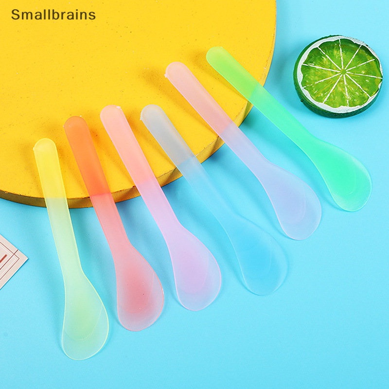 Muỗng Nhựa Nhỏ Màu Sắc Ngẫu Nhiên Dùng Để Tự Làm Mặt Nạ Chăm Sóc Da
