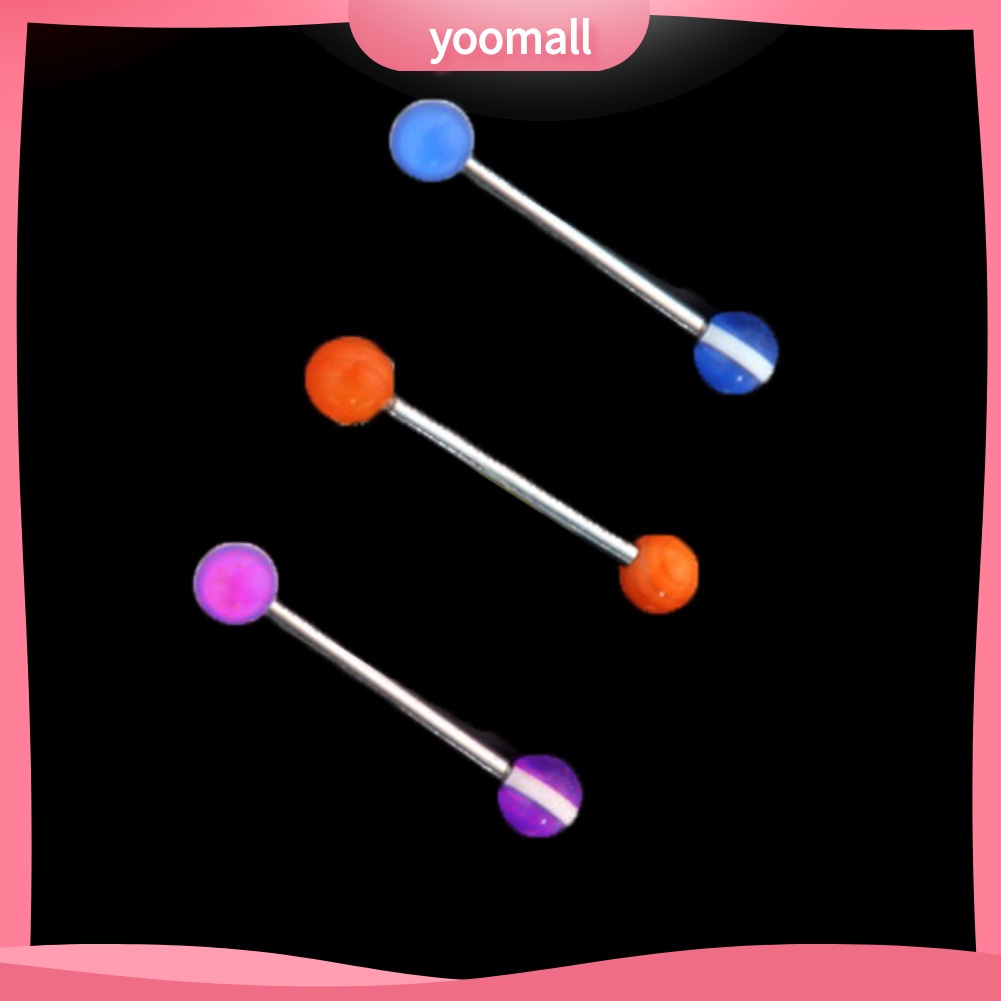 Bộ 20 / 50 Khuyên Lưỡi Nhiều Màu Sắc Thời Trang