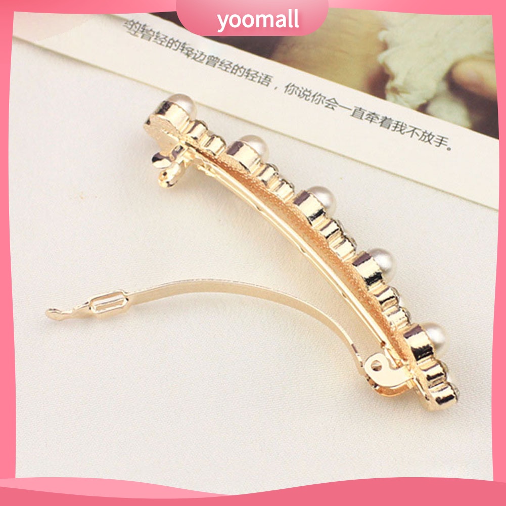 Kẹp Tóc Đính Ngọc Trai Giả Thời Trang Cho Nữ