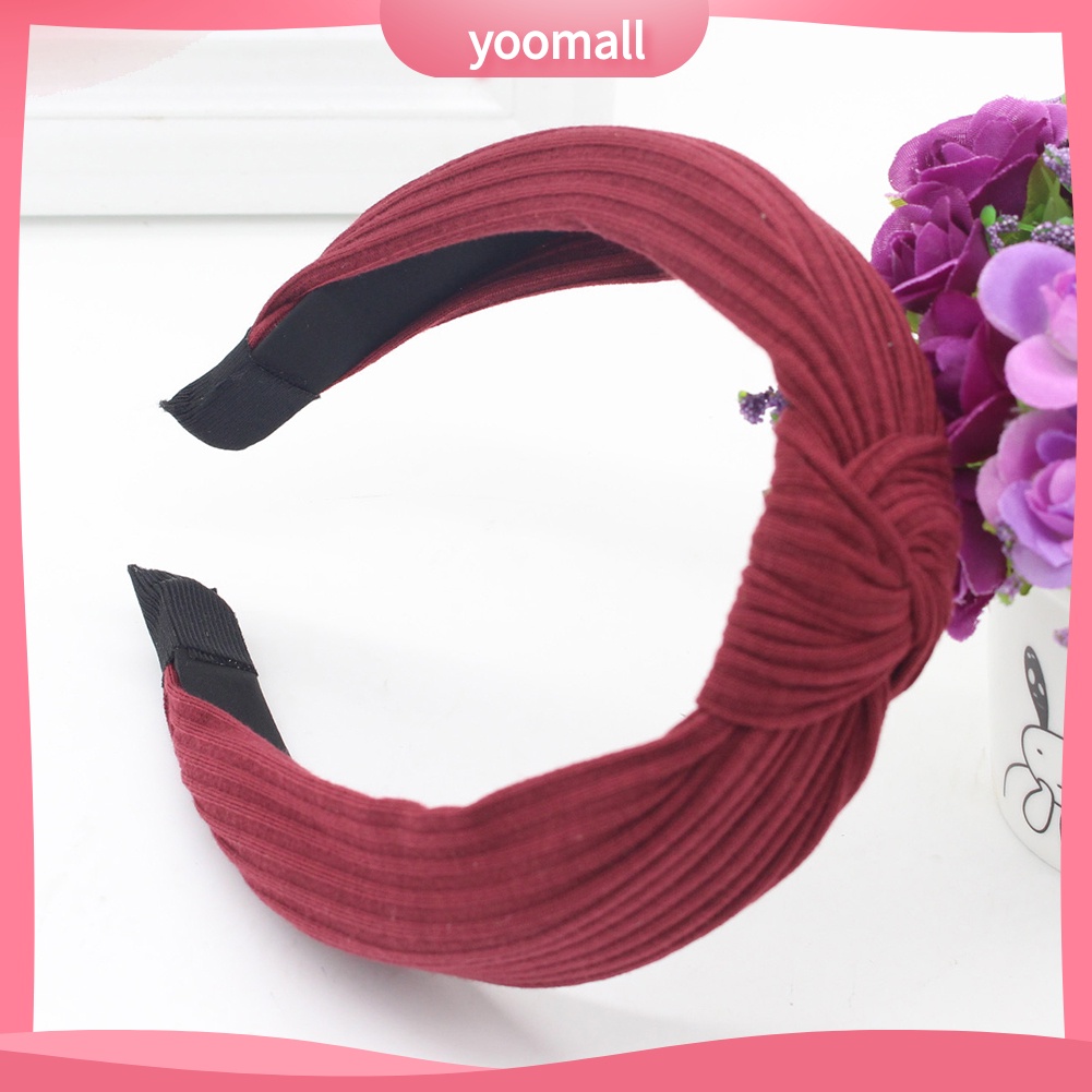 Cài Tóc Vải Mềm Thắt Nơ Xoắn Dành Cho Nữ